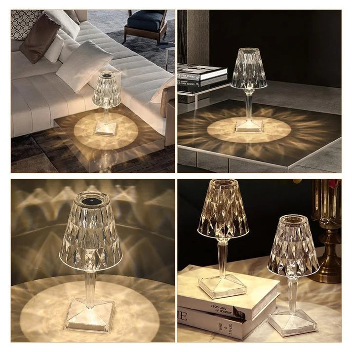 Rose Diamond RGB Crystal Lamp