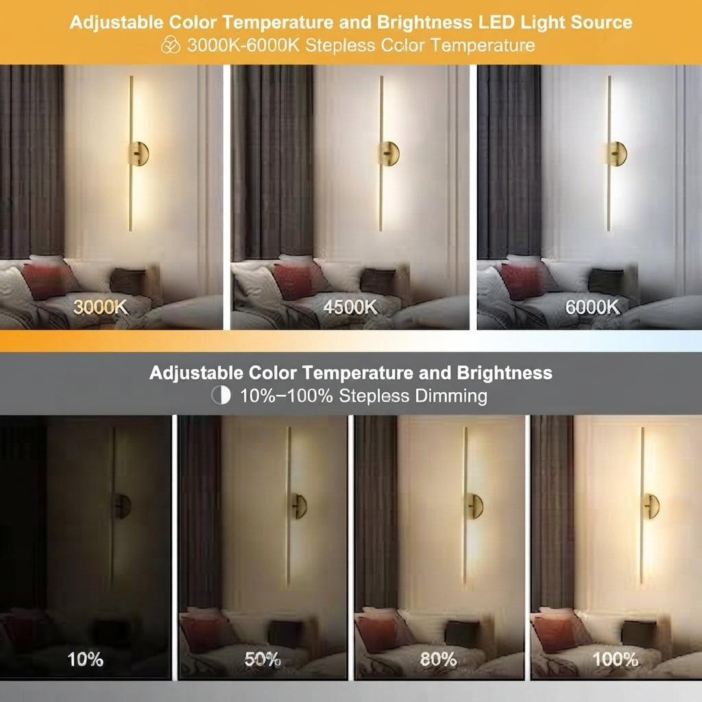 Golden Wall Lamp (Set OF 2)