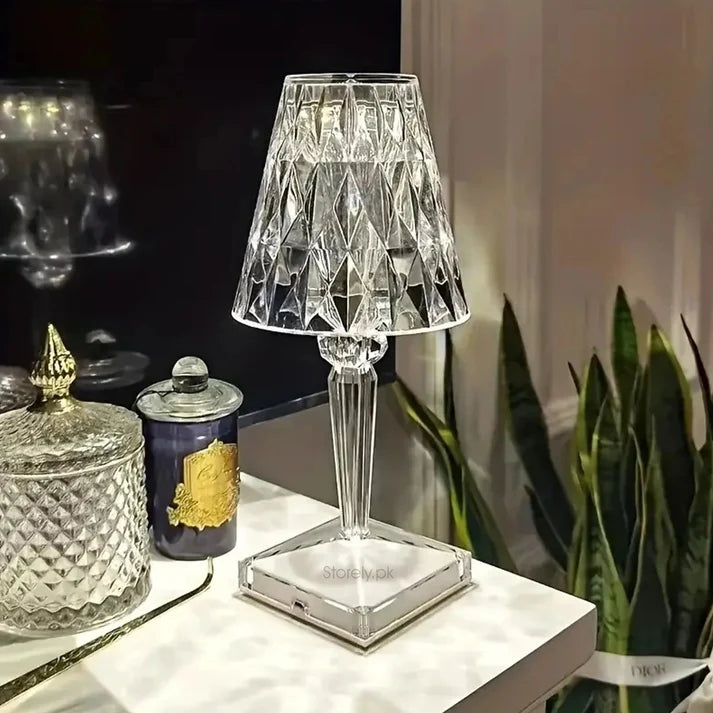 Rose Diamond RGB Crystal Lamp